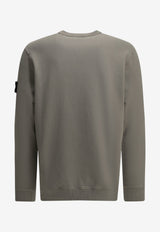 Stone Island Compass Patch Crewneck Sweatshirt Gray L2S156100049S0A20V0060_077234ca-4d65-4172-b19f-e01778248337