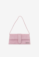 Jacquemus Le Bambino Long Croc-Embossed Suede Shoulder Bag Pink BAW00013AC07A09LIGHT PINK_0d3b8886-bb96-4118-9966-8302f9502965