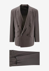 Giorgio Armani Double-Breasted Oversize Wool Suit Gray GM004712TE13592U8122_BLUE_70231797
