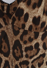 Dolce & Gabbana Leopard Print Cropped Top Brown F7BB1THS5E3HY13M_LEONEW_70014218
