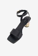 Givenchy 65 Tape Heel Leather Sandals Black BE30BPE1J7001_BLACK_40017446