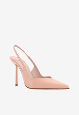 Le Silla Chanel Vivienne 10 Patent Leather Slingback Pumps Nude 4206D090BXPPGSL986_NUDE_70331823
