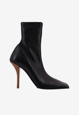 Alaïa 90 Square-Toe Ankle Boots Black AA3O2018I106999_NOIR_44245628