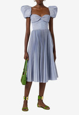Daily Pleated Midi Dress