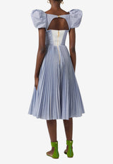 Daily Pleated Midi Dress