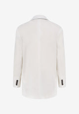 Brunello Cucinelli Single-Breasted Blazer White MQ9867292C001_White_58257022