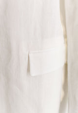 Brunello Cucinelli Single-Breasted Blazer White MQ9867292C001_White_58257022