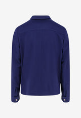Brunello Cucinelli Cashmere Knit Jacket Blue MV4216556CA568_ROYALE_60002055