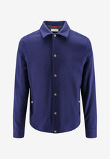 Brunello Cucinelli Cashmere Knit Jacket Blue MV4216556CA568_ROYALE_60002055
