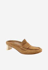 MM6 Maison Margiela 40 Suede Leather Mules Brown S66WX0074P7704T2173_Ermine_57986636