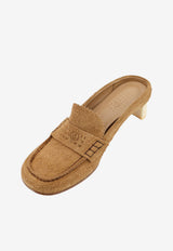 MM6 Maison Margiela 40 Suede Leather Mules Brown S66WX0074P7704T2173_Ermine_57986636
