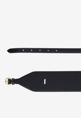 Alaïa Maxi Leather Belt Black AA1C331MCA332999_NOIR_49746802