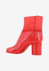Maison Margiela Tabi 70 Leather Ankle Boots Red S58WU0260P7644T4417_BROWN_41114893
