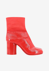 Maison Margiela Tabi 70 Leather Ankle Boots Red S58WU0260P7644T4417_BROWN_41114893