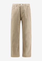 AMI PARIS Classic Straight-Leg Pants Beige  HTR450DE0126A036_BEIGE TAUPE_48013827