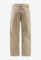 AMI PARIS Classic Straight-Leg Pants Beige  HTR450DE0126A036_BEIGE TAUPE_48013827
