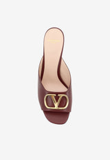 Valentino 80 VLogo Signature Leather Mules Red 9W2S0NQ4ZICAFD_ROSEWOOD_70014060
