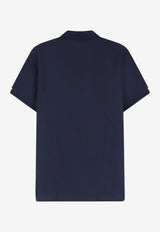Burberry Embroidered Polo T-shirt Blue 8126923B1488_COAL BLUE_70013786
