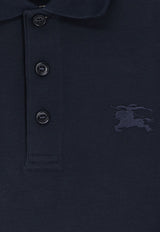 Burberry Embroidered Polo T-shirt Blue 8126923B1488_COAL BLUE_70013786