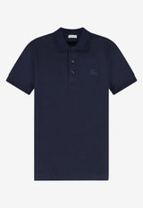Burberry Embroidered Polo T-shirt Blue 8126923B1488_COAL BLUE_70013786