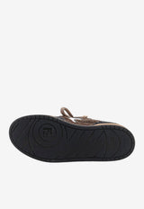 Fendi Match Leather Low-Top Sneakers Multicolor 7E1926AY1PF1WCO_ASFALTO+TED+BIANCO U_42821565