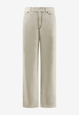 Fendi Casual Straight-Leg Pants Beige FLP882AOHVF1W0T_GINESTRA 26_42821576