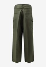 The Frankie Shop Tova Oversized Cargo Pants Green PAFS21864420DEEPGREEN_DEEPGREEN_70331991