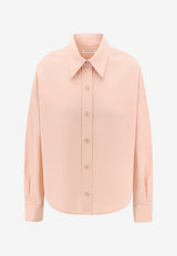 The Frankie Shop Arlen Boxy-Fit Sleeved Shirt Pink CHFS21918621FADEDPINK_FadedPink_70332008