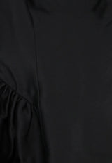 Self-Portrait Taffeta Flared Mini Dress Black PF26097SBBLACK_BLACK_70013823