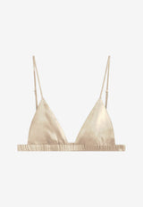 The Frankie Shop Nina Satin Bralette with Elastic-Waistband Champagne BRFS22108043CHAMPAGNE_Champagne_70332475