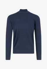 Canada Goose Hybridge Padded Wool Zip-Up Cardigan Navy 6830M9858_NOCTURNE_70331554
