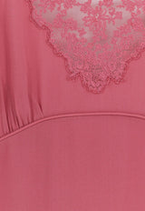 Chloé Silk Midi Slip Dress with Lace Insert Pink CH26UR1370056AQ_Mauvewood_70333360