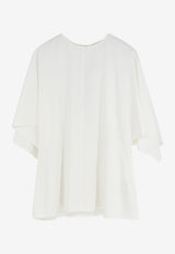 Stella McCartney Handkerchief Satin Blouse Cream 6T03013FU3029200_CREAM_70014855