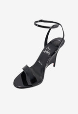 Christian Louboutin Zeezeenella 100 Leather Wedge Sandals Black 3260057B439_BLACK_70347897