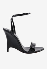 Christian Louboutin Zeezeenella 100 Leather Wedge Sandals Black 3260057B439_BLACK_70347897