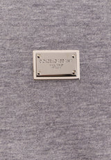 Dolce & Gabbana Logo Plaque T-shirt Gray G8RN8TG7N7A_S8291_Gray_29845263