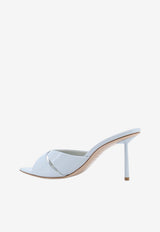 Le Silla Shirley 80 Patent Leather Sandals Light Blue 6621F080BXPPGSL26A_HALO_70331637