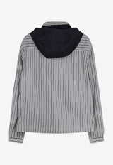 Moncler Havas Striped Jacket with Removable-Hood Blue L10911G00035599J6S70_Azzurro_64434094