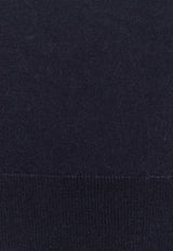Brunello Cucinelli Ribbed Cashmere Sweater Blue M2300100CW425_NAVYGRIGIOSCURO_70014738