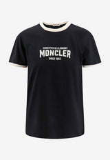 Moncler Printed Logo T-shirt Black L10938C0003189AUOP90_Black_70165673