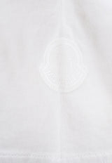 Moncler Logo Print T-shirt White L10938C0005689AUG00A_White_70165679