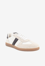 Tom Ford Archer Suede and Leather Low-Top Sneakers White J1584LCL457NWWZ_OPTICAL WHITE/WHITE + AMBER_70013797