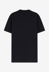 Dolce & Gabbana Brand Label Crewneck T-shirt Black G8TW5TFU7EQN0000_Black_70014082