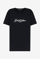 Dolce & Gabbana Signature Logo T-shirt Black G8PT1ZG7P9KN0000_Black_70014419