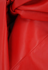 Givenchy Off-Shoulder Leather Corset Dress Red BW22XR61UJ626_Poppyred_40017450