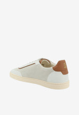 Brunello Cucinelli Suede and Leather Low-Top Sneakers White MZULDGJ336CEH67_OPTICALBIANCOCUOIO_70014818