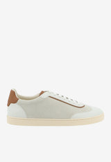 Brunello Cucinelli Suede and Leather Low-Top Sneakers White MZULDGJ336CEH67_OPTICALBIANCOCUOIO_70014818