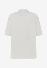 Brunello Cucinelli Logo Patch Polo T-shirt White MM6961301FCTL60_Biancogrigio_70211123