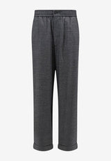 Giorgio Armani Wool Blend Pants Gray GM004537TE11804M8005_BLACK_70231789