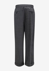Giorgio Armani Wool Blend Pants Gray GM004537TE11804M8005_BLACK_70231789